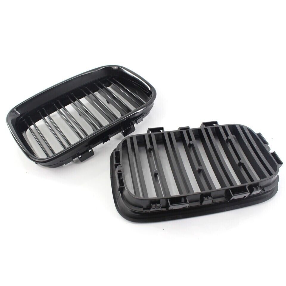 FOR BMW 3 SERIES E36 M3 STYLE FRONT KIDNEY DUAL SLAT GRILLE GRILL GLOSS 1992-98