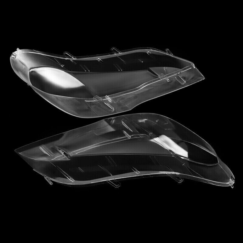 FOR BMW X5 E70 2007-2013 PAIR CAR HEADLIGHT LENS COVER HEADLAMP LEFT+RIGHT SIDES