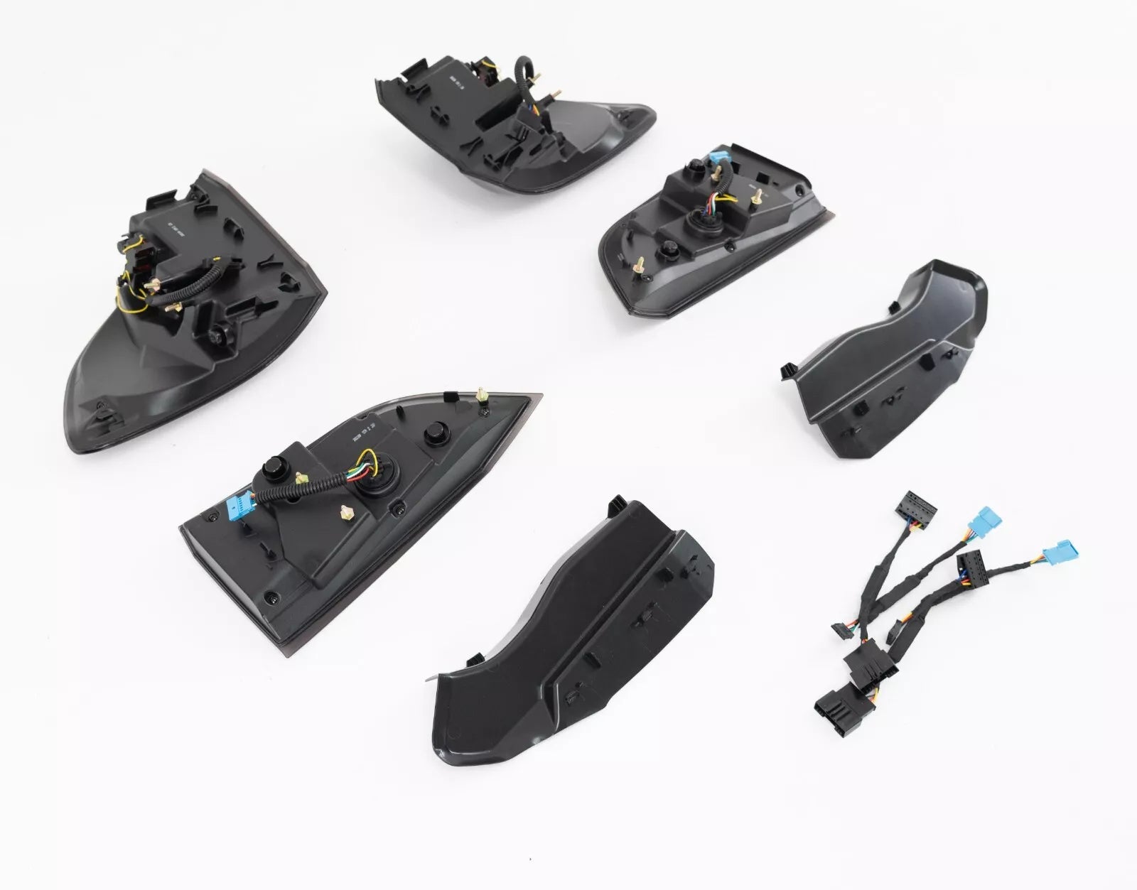 FOR BMW X5 F15 2013-2018 PAIR GTS LED BLACK SMOKED ANIMATION TAIL LIGHTS LAMP