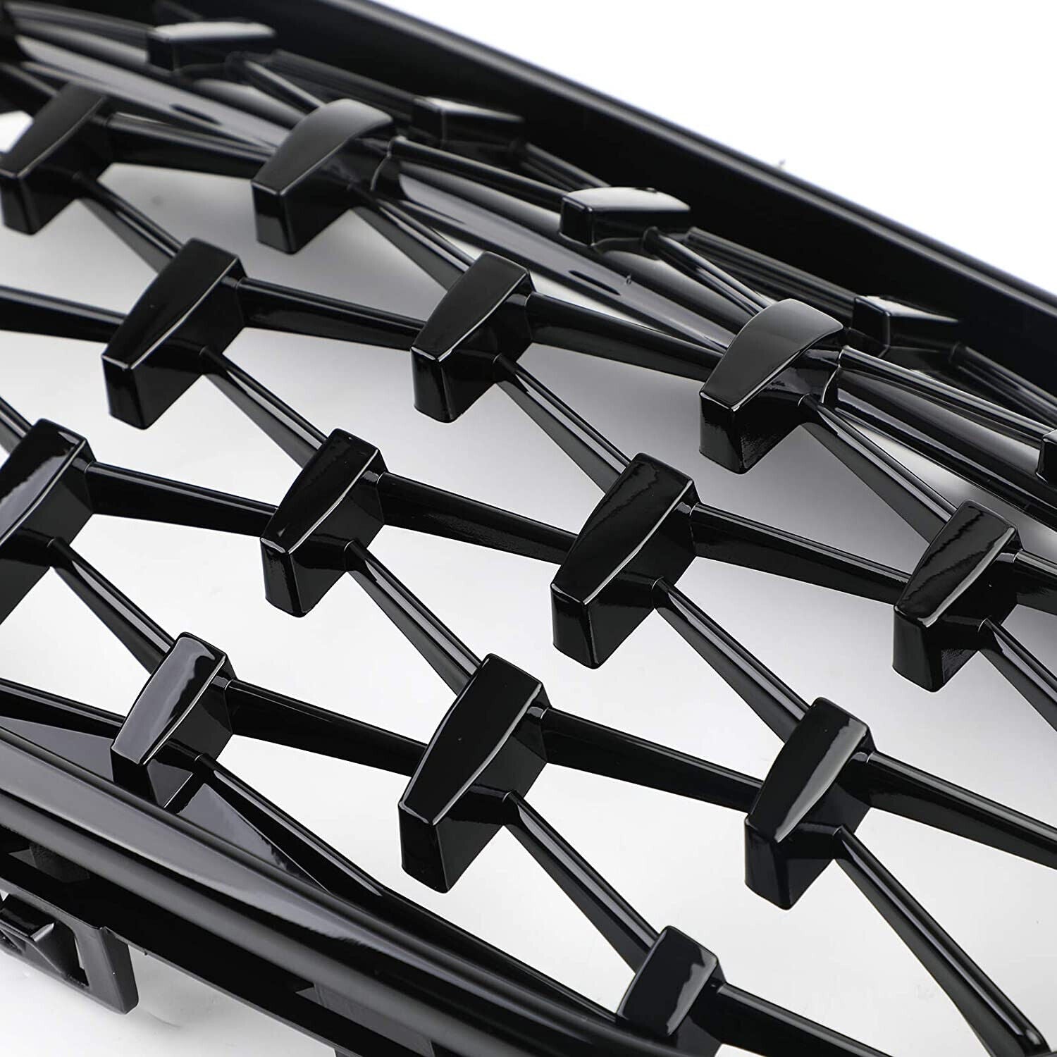 FOR BMW F20 F21 1 SERIES DIAMOND BLACK FRONT KIDNEY GRILLE GRILL 15-19 FACELIFT