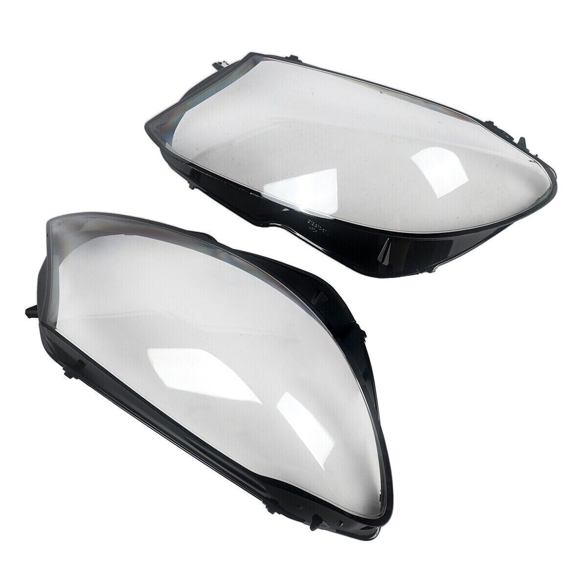 FOR 2019+ MERCEDES C CLASS W205 C205 HEADLIGHT LENS REPLACEMENT COVER LEFT+RIGHT
