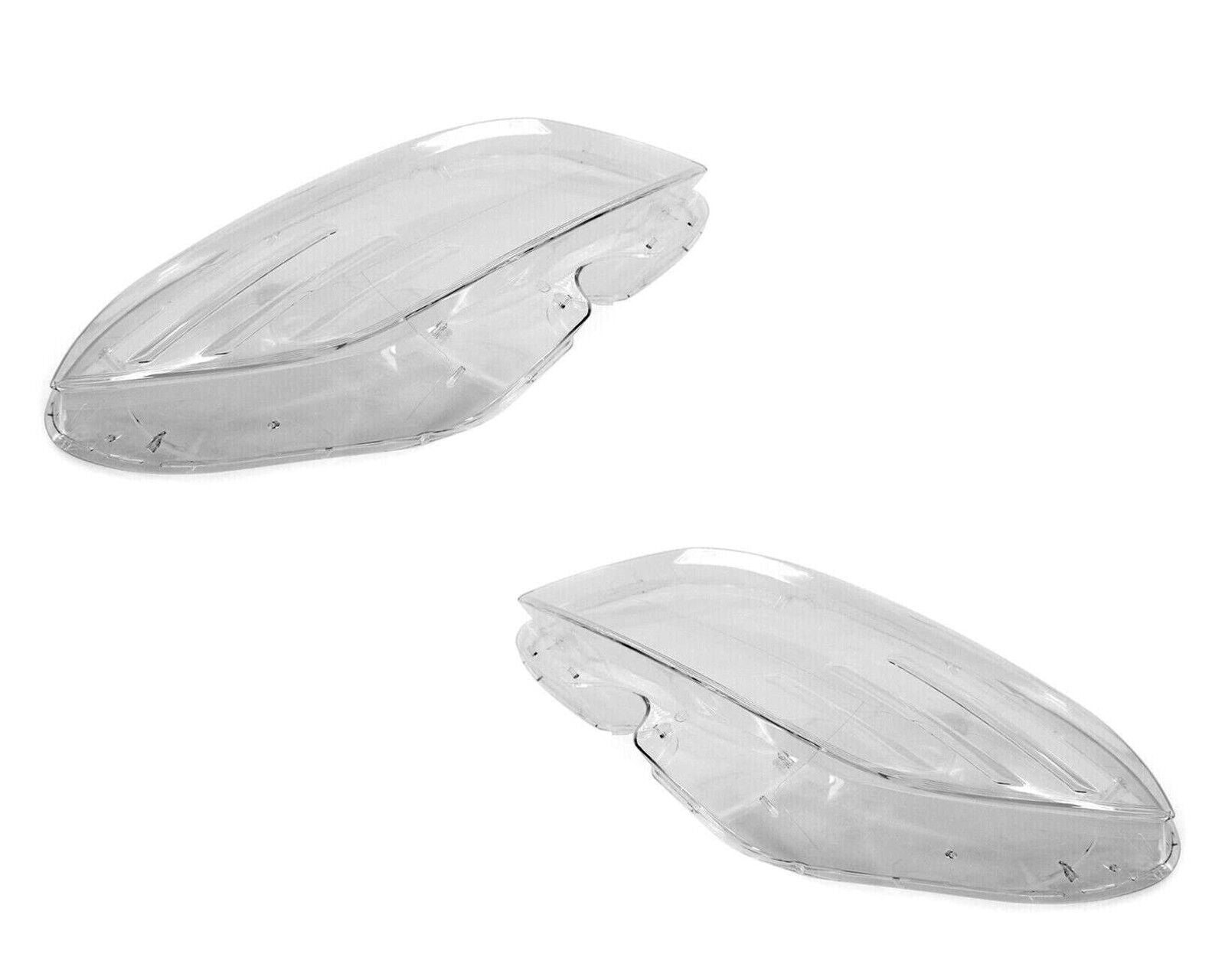 2X HEADLIGHT LENS COVER FOR MERCEDES BENZ C-CLASS W204 C200 C280 C300 2008-2011