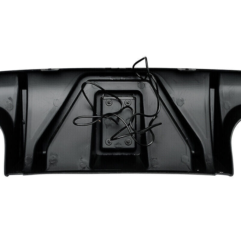 FOR BMW G80 M3 G82 G83 M4 REAR BUMPER DIFFUSER LIP GLOSS BLACK W/LED LIGHT 21-23
