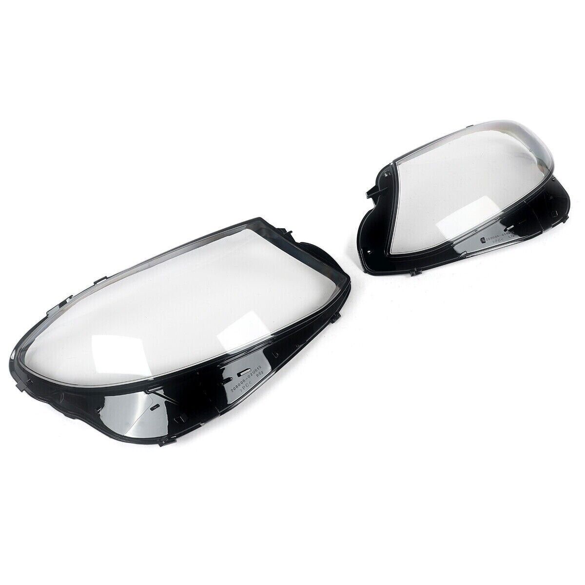 FOR MERCEDES-BENZ E CLASS W213 HEADLIGHT LENS COVER LEFT & RIGHT SIDE 2016–2020