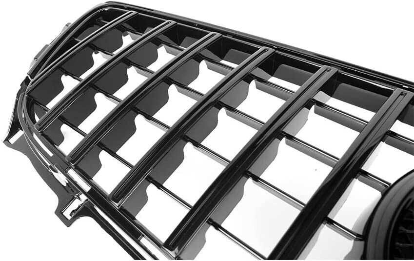FOR MERCEDES CLS CLASS W218 C218 PANAMERICANA GT FRONT GRILLE GLOSS BLACK 11-14