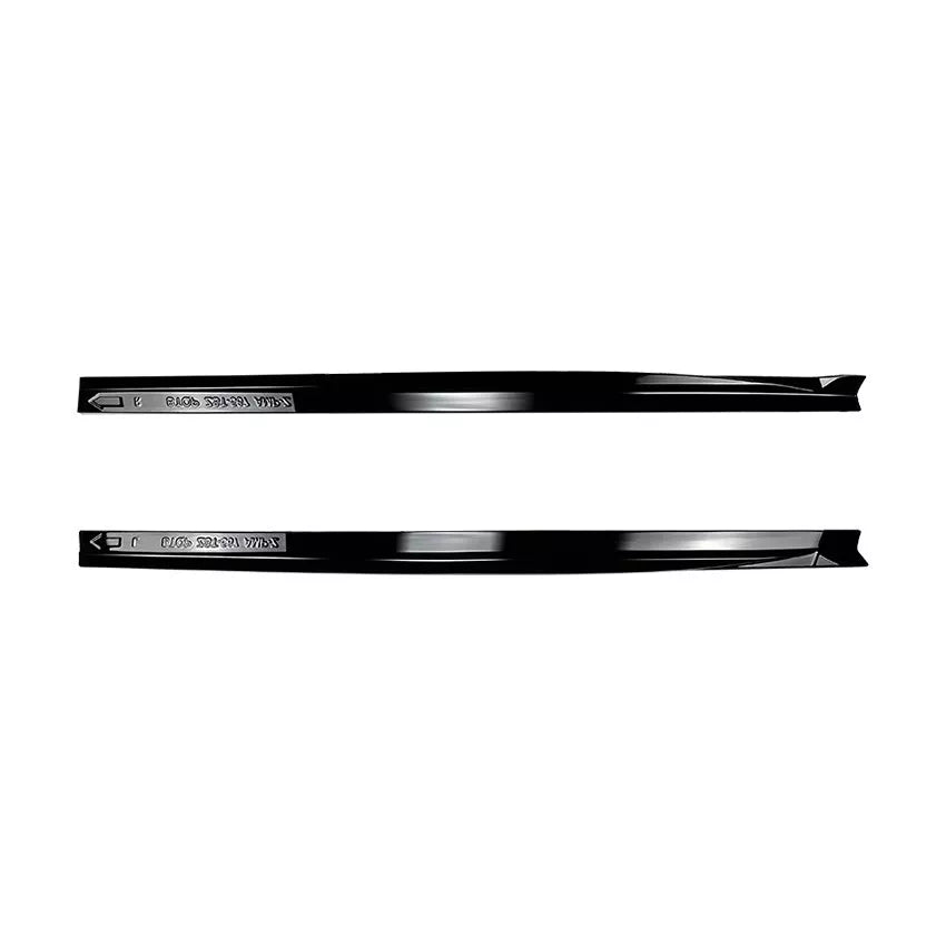 FOR MERCEDES A CLASS W177 CLA C118 SIDE SKIRT AMG LINE EXTENSION BLADE GLOSS 18+