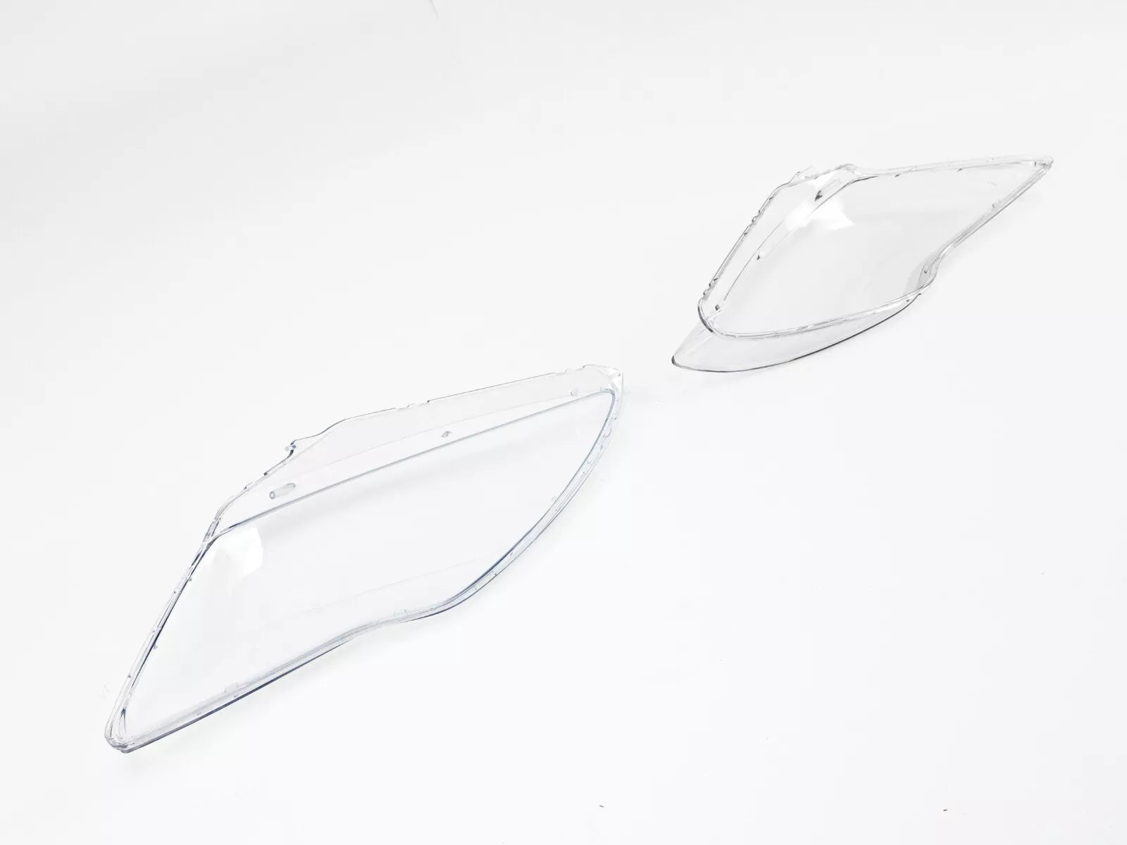 FOR FORD FOCUS MK2 FRONT HEADLIGHT LAMP LENS COVER LEFT RIGHT SIDE PAIR 2008-10