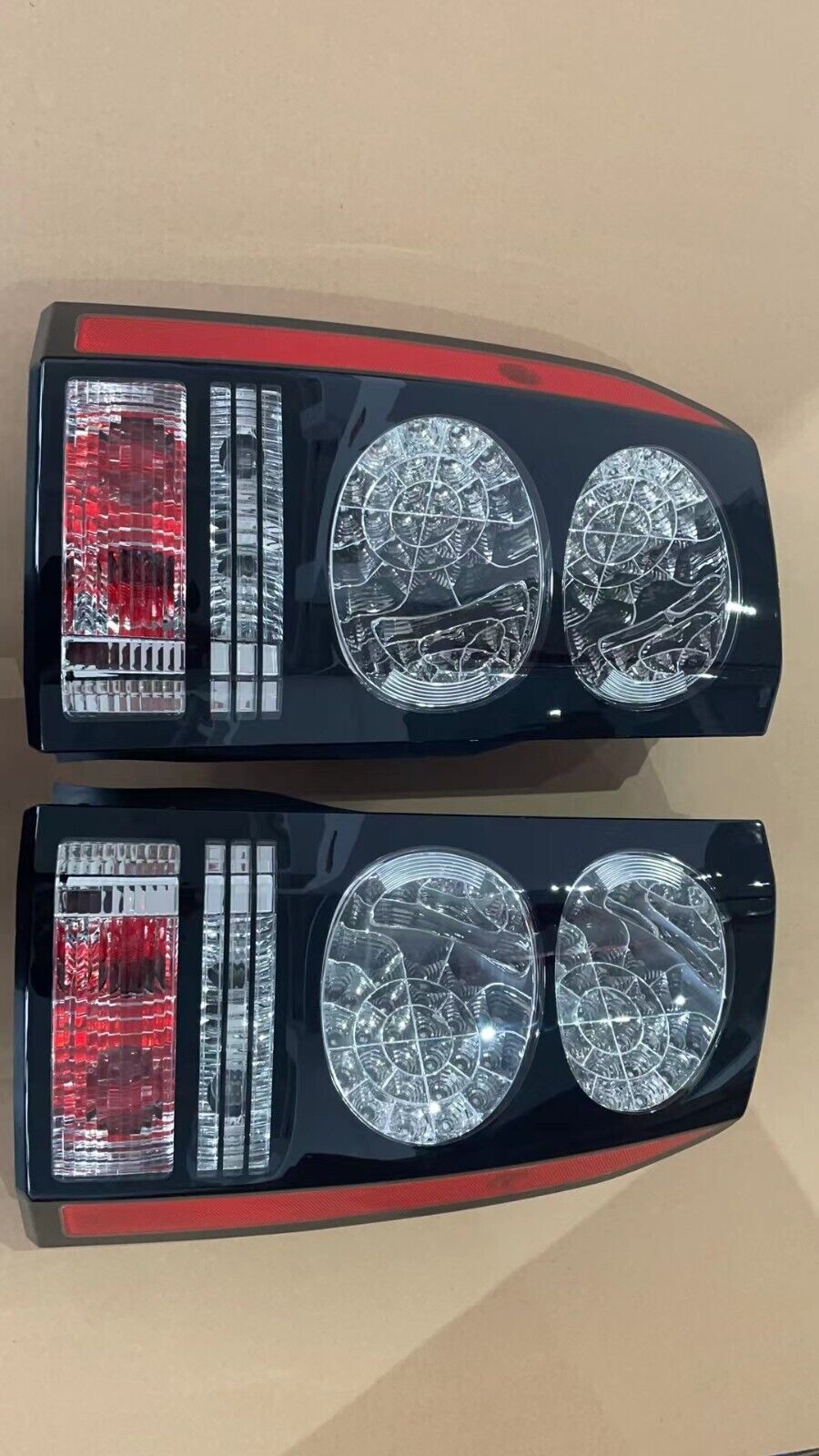 FOR LAND ROVER DISCOVERY 3 & 4 L319 REAR BRAKE LED TAIL LIGHTS LAMP PAIR 2004-18