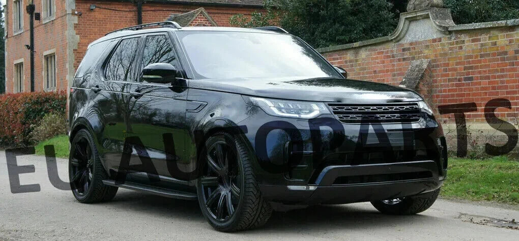 FOR LAND ROVER DISCOVERY 5 L462 SIDE STEPS RUNNING BOARDS 100% LEQUER BLACK 16+