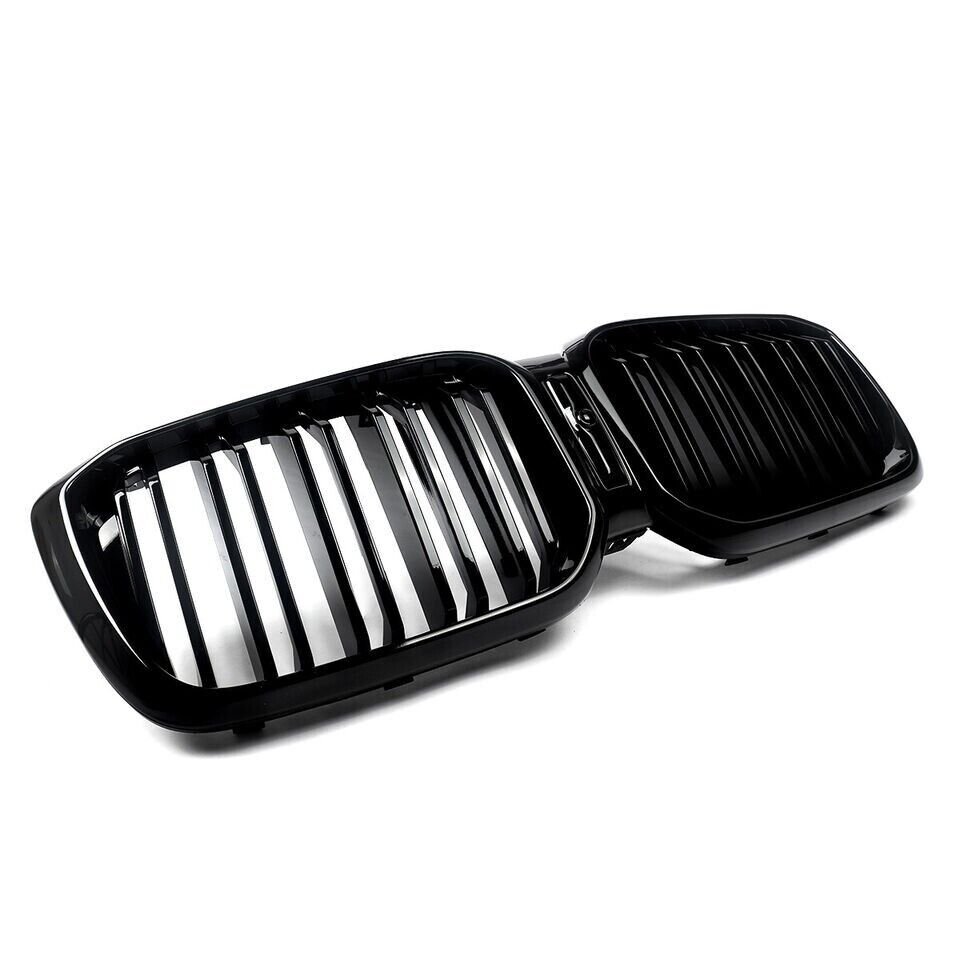 FOR BMW X3 G01 X4 G02 LCI GLOSS FRONT KIDNEY GRILLE GRILL DUAL TWIN FACELIFT 22+