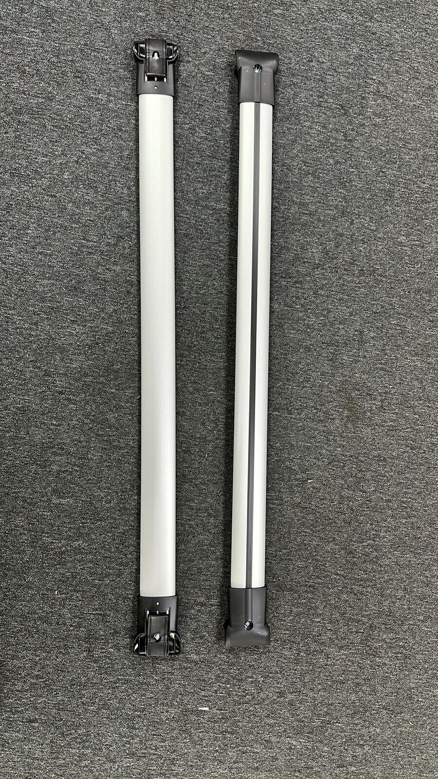 FITS Ford Custom Cross Bars Set - Fits SWB & LWB Satin Silver 2012-on