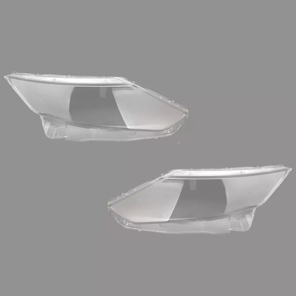 PAIR HEADLIGHT HEADLAMP LENS COVER HOUSING FOR NISSAN QASHQAI MK2 J11 2016-2020