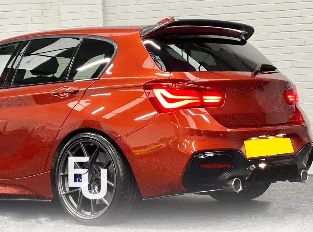 REAR ROOF SPOILER LIP WING MP STYLE FOR BMW 1 SERIES F20 F21 11-19 CARBON FIBRE