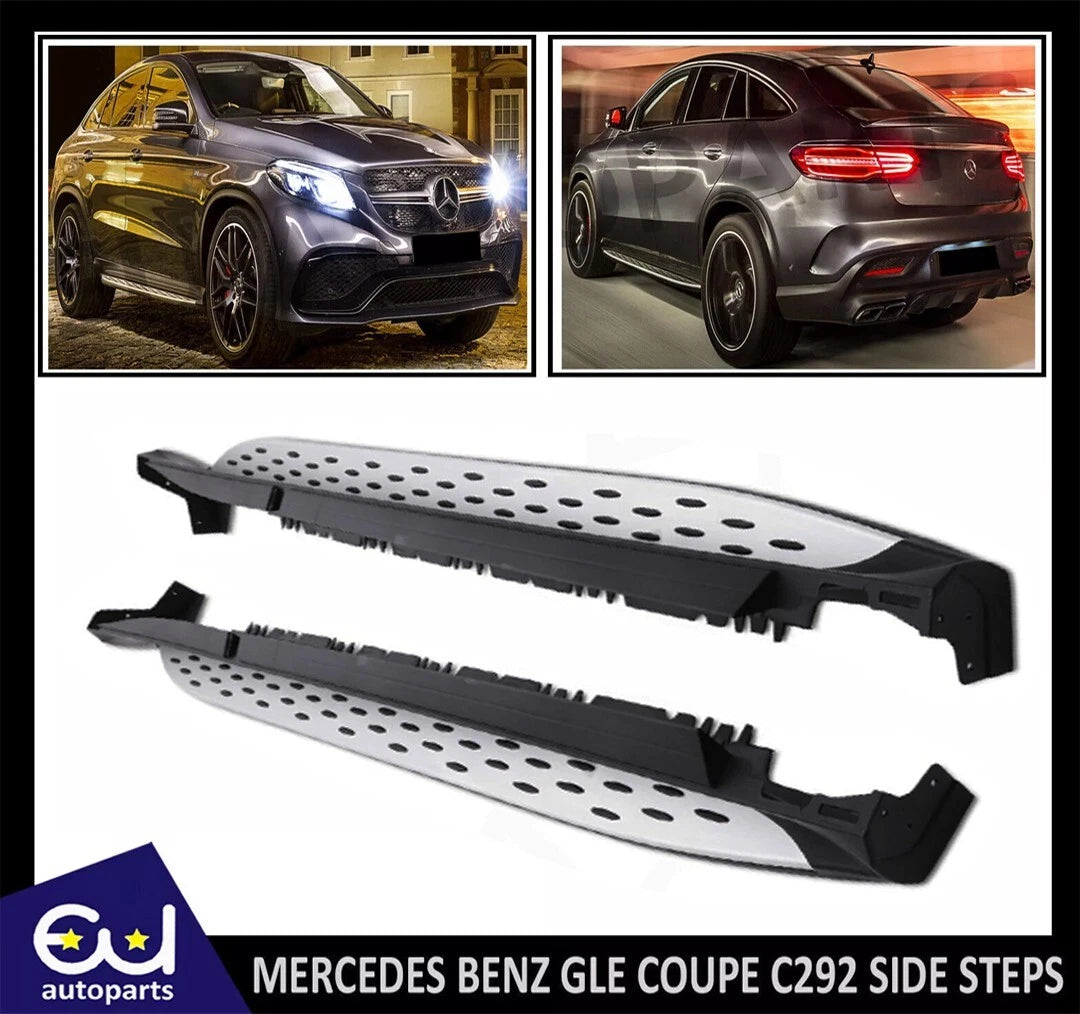 RUNNING BOARDS SIDE STEPS FOR MERCEDES BENZ GLE COUPE C292 2015-2019 100% STYLE