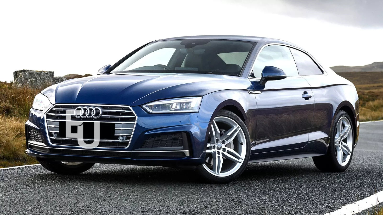 FOR AUDI A5 RS5 LEFT PASSENGER SIDE FRONT HEADLIGHT HEADLAMP LENS COVER 2017-20