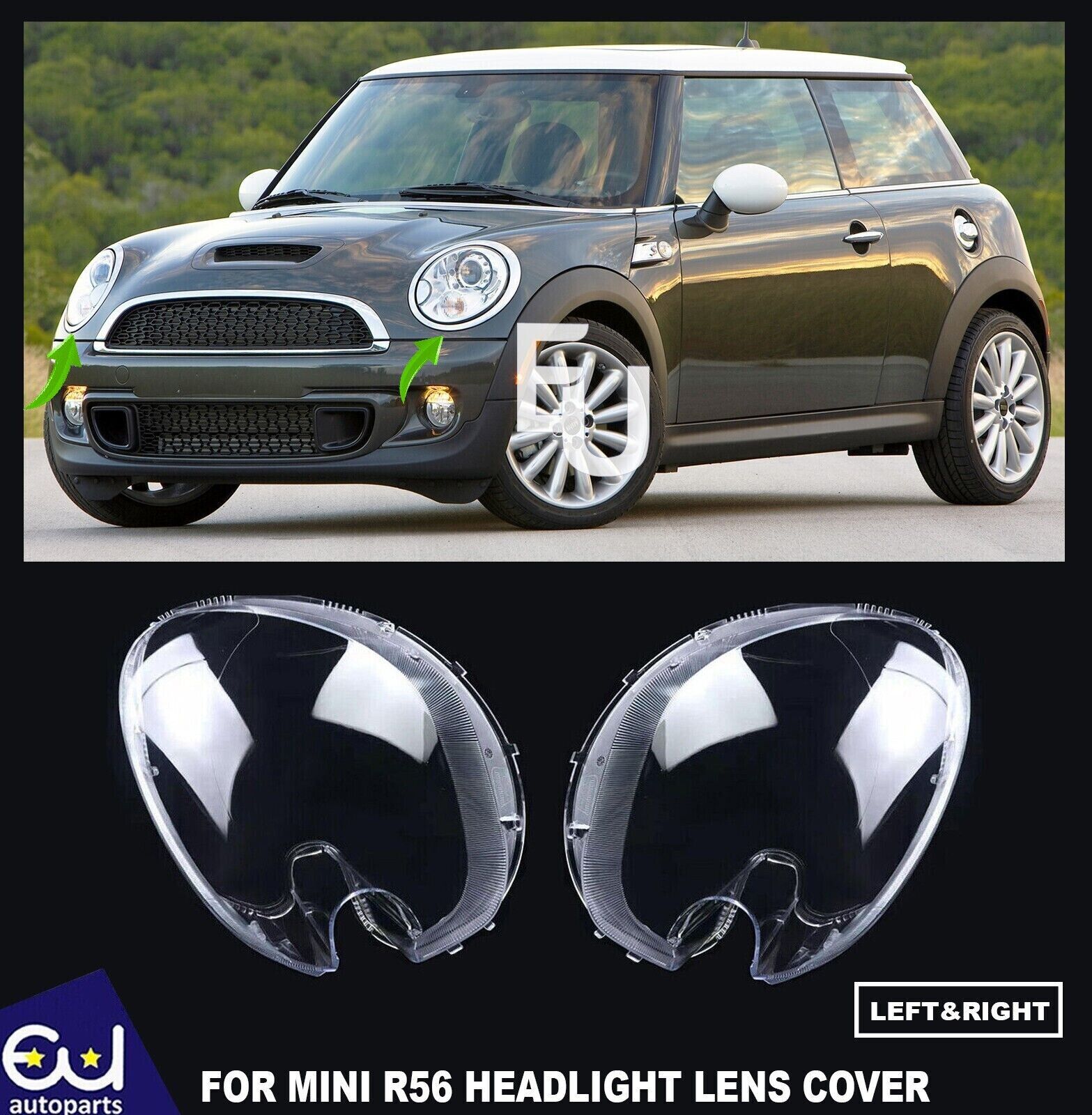 KOPLAMP VOOR CITROEN DS3 2009-2015 6208Q5 Links Met Motor Voor Het Nivelleren Van De Koplampen KOPLAMP VOOR CITROEN DS3 2009-2015 6208Q5 Links Met Motor Voor Het Nivelleren Van De Koplampen