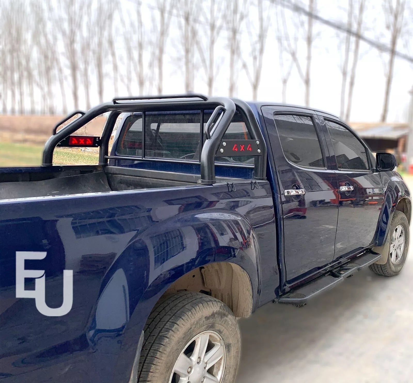 BLACK IRON ROLL BAR FOR ISUZU D-MAX 2012–2019 PICKUP TRUCK HEAVY DUTY SPORTS BAR