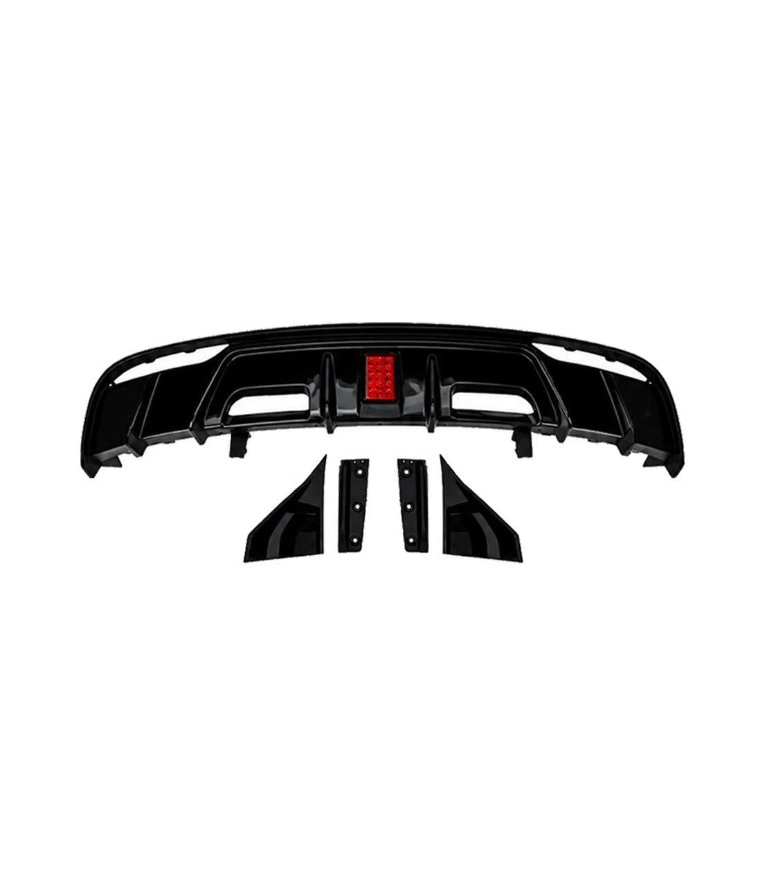 BRAGE DESIGN AERO BODY KIT FRONT SPLITTER REAR DIFFUSER FOR TESLA MODEL 3 2017+