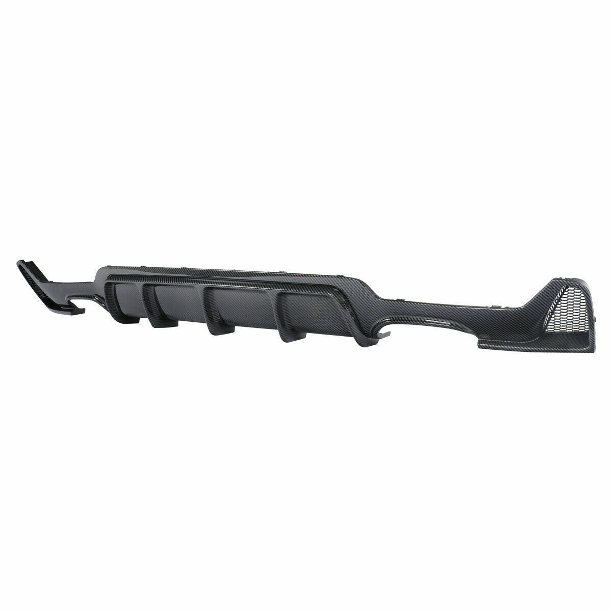 REAR BUMPER DIFFUSER CARBON LOOK FOR BMW F32 F33 F36 4-SERIES 435I M SPORT 13-20