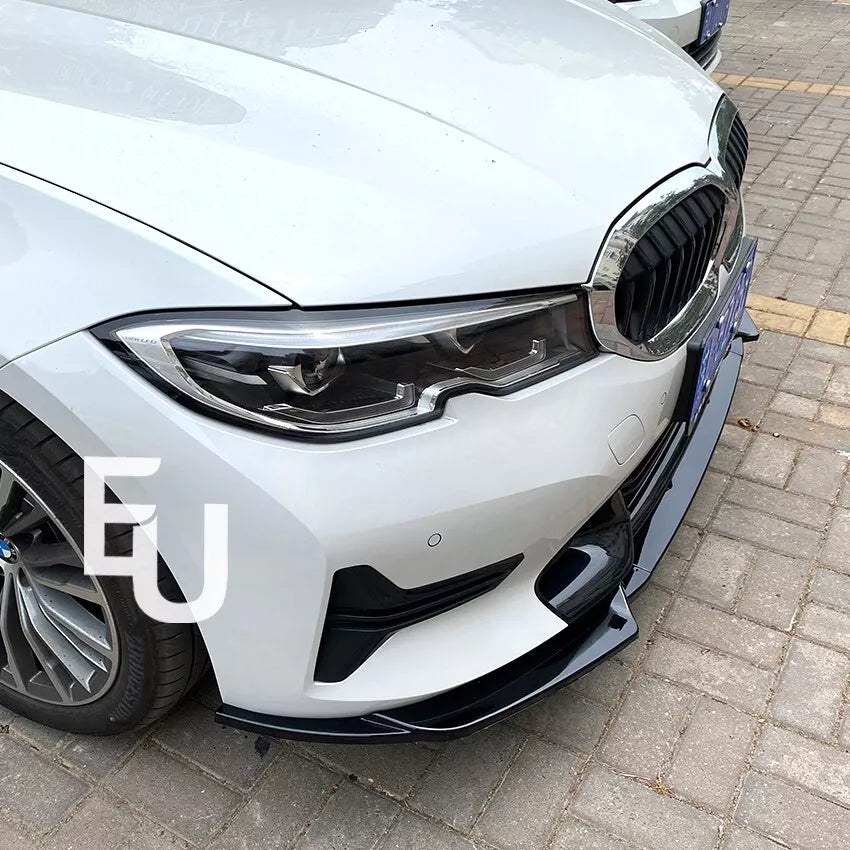 FOR BMW 3 SERIES G20 G21 GLOSS FRONT LIP SE STANDARD LUXURY SPLITTER SPOILER KIT