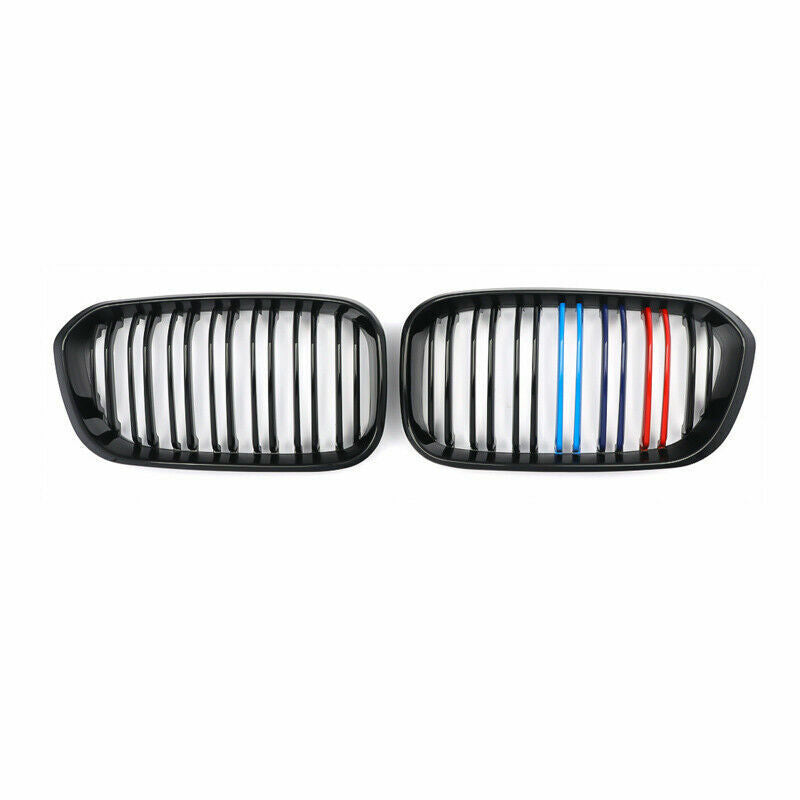 FOR BMW F20 F21 FRONT GRILLE M COLOR KIDNEY TWIN DUAL GRILLE GRILL  2015 ONWARDS