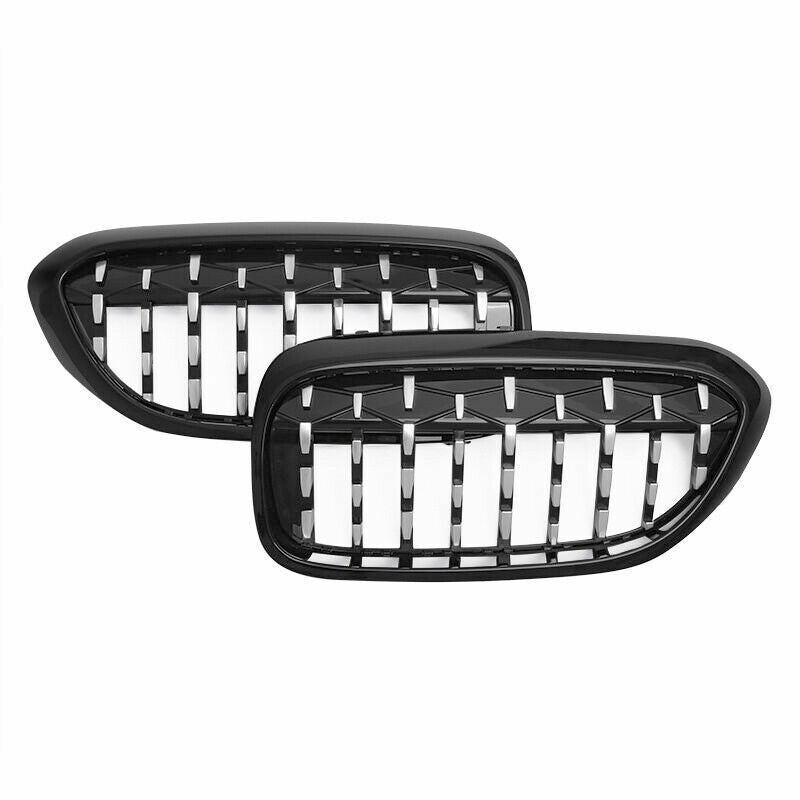 FOR BMW 5 SERIES G30 G31 G38 M5 BLACK EDITION DIAMOND KIDNEY GRILLE GRILL 2017+