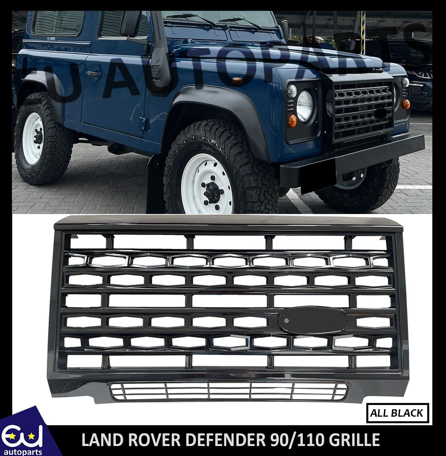 FOR LAND ROVER DEFENDER 90/110/130 ADVENTURER STYLE FRONT GRILL GRILLE