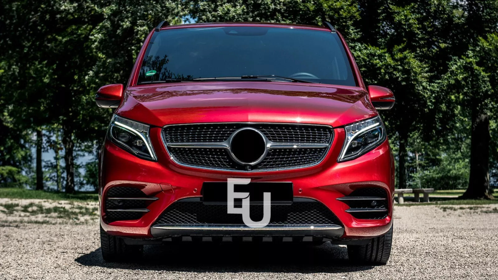 FOR MERCEDES VITO W447 BLACK CHROME DIAMOND STYLE SILVER GRILL GRILLE 2015-2019