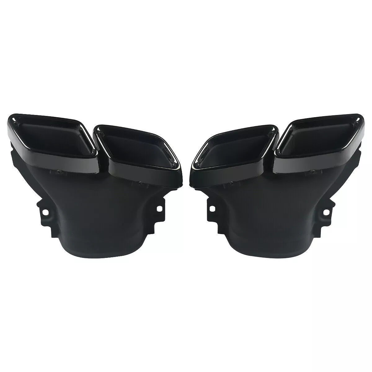 FOR MERCEDES GLC C253 COUPE AMG GLC63 STYLE REAR DIFFUSER & BLACK PIPES 2016+ UK
