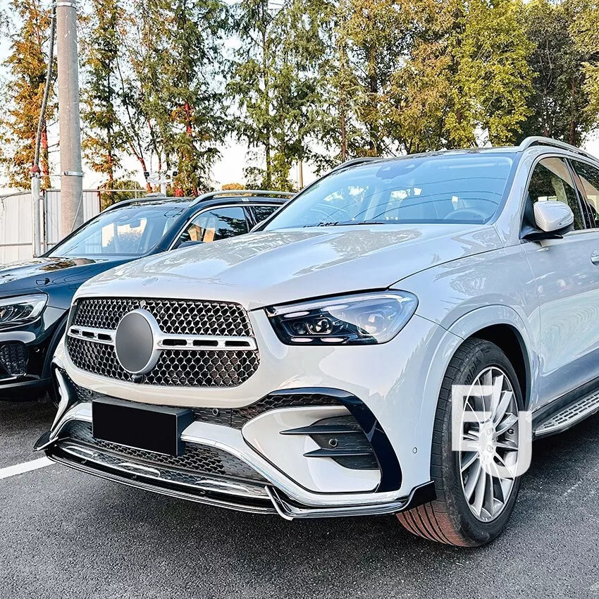 FOR MERCEDES GLE CLASS GLE43 AMG LINE W167 C167 FRONT LIP SPLITTER SPOILER GLOSS