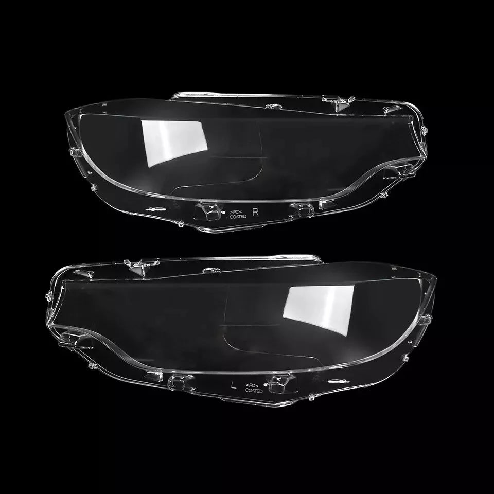 LEFT RIGHT PAIR HEADLAMP HEADLIGHT LENS COVER FOR BMW 4 SERIES F32 F33 F36 17-20
