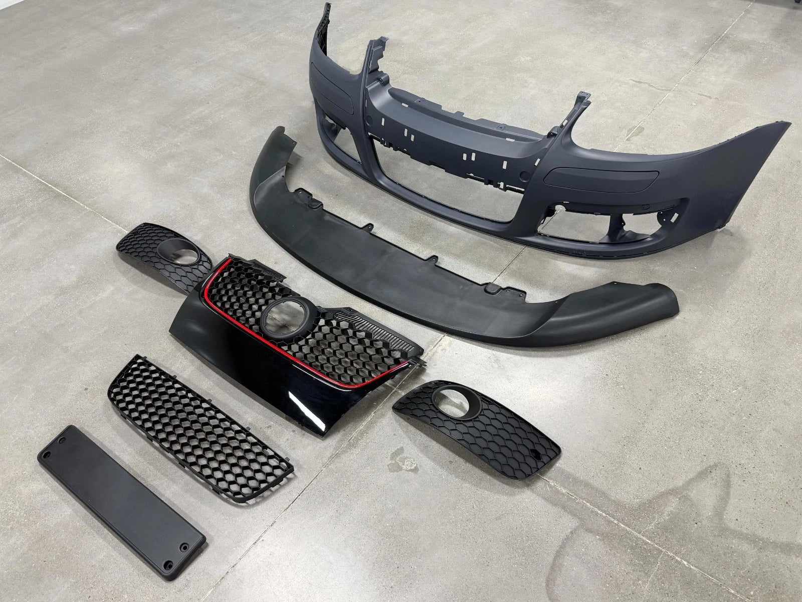 FOR VW GOLF MK5 GTI TDI TSI FSI 2003-2009 FRONT BUMPER GRILLE BODY KIT PRIMED