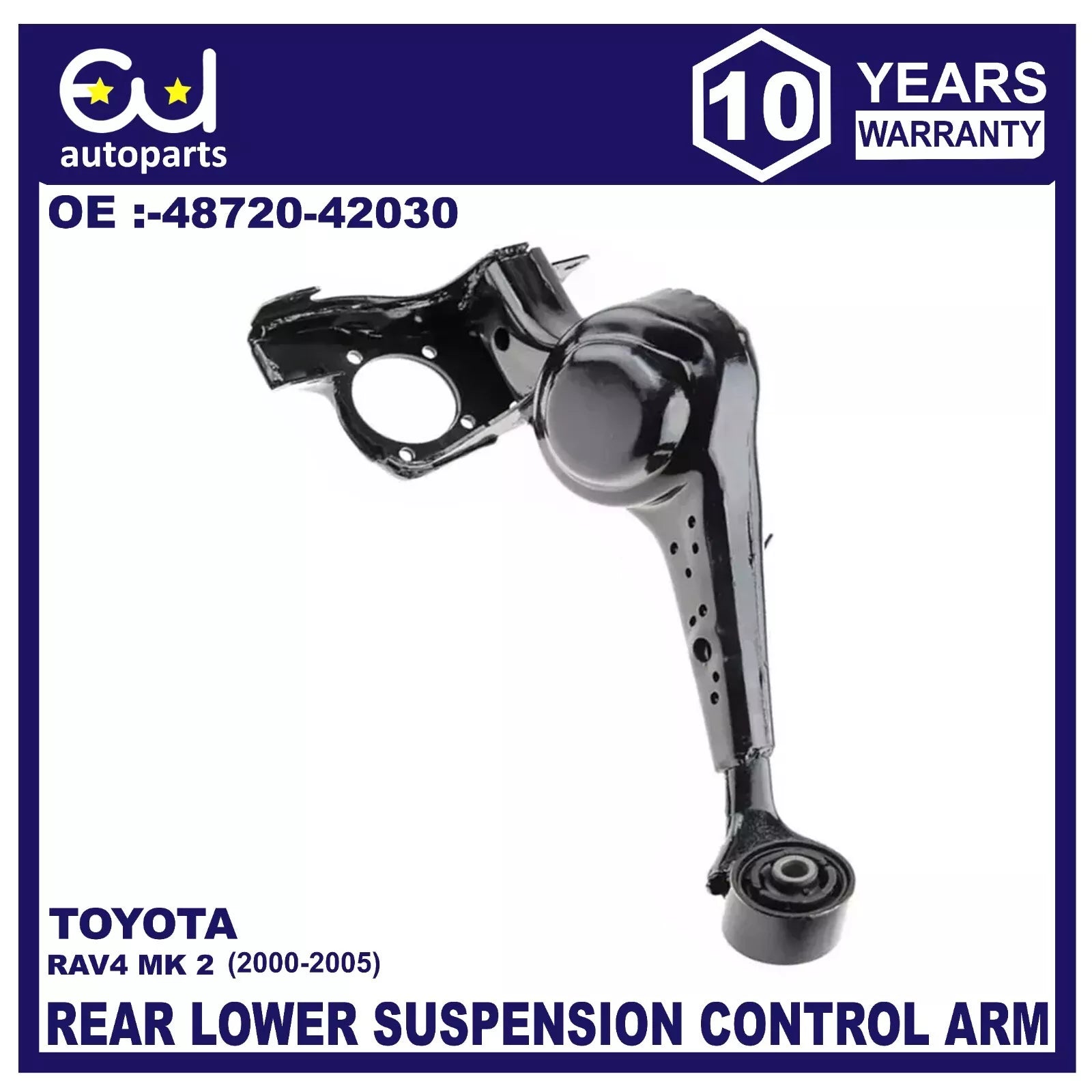 REAR LOWER LEFT SUSPENSION TRAILING CONTROL ARM FOR TOYOTA RAV4 MK2 (_A2_) 00-05
