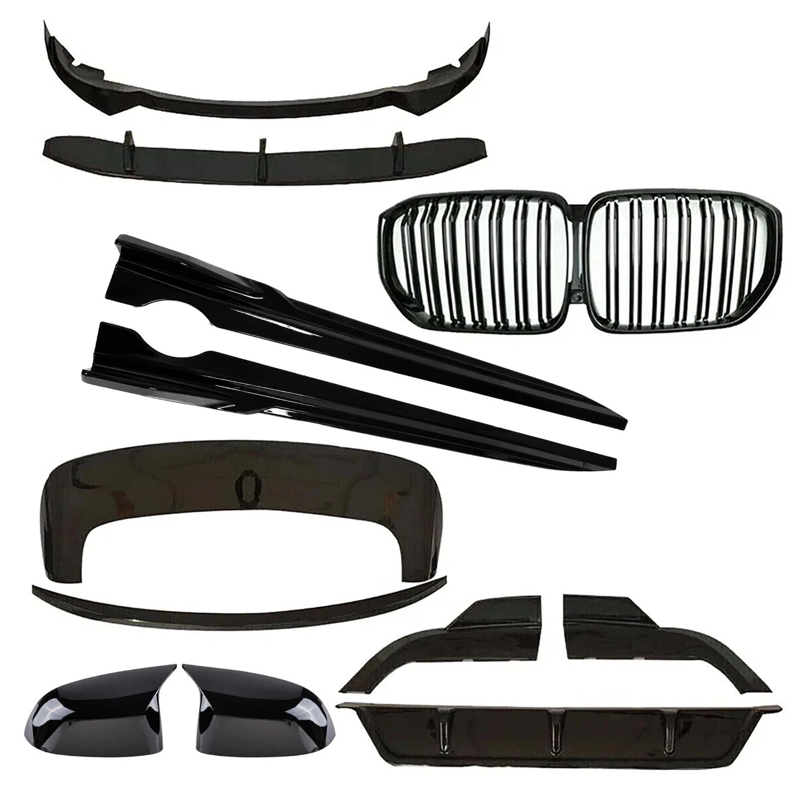 FOR BMW X5 G05 BODYKIT BODY KIT FRONT SPLITTER LIP REAR DIFFUSER SKIRTS GRILLE