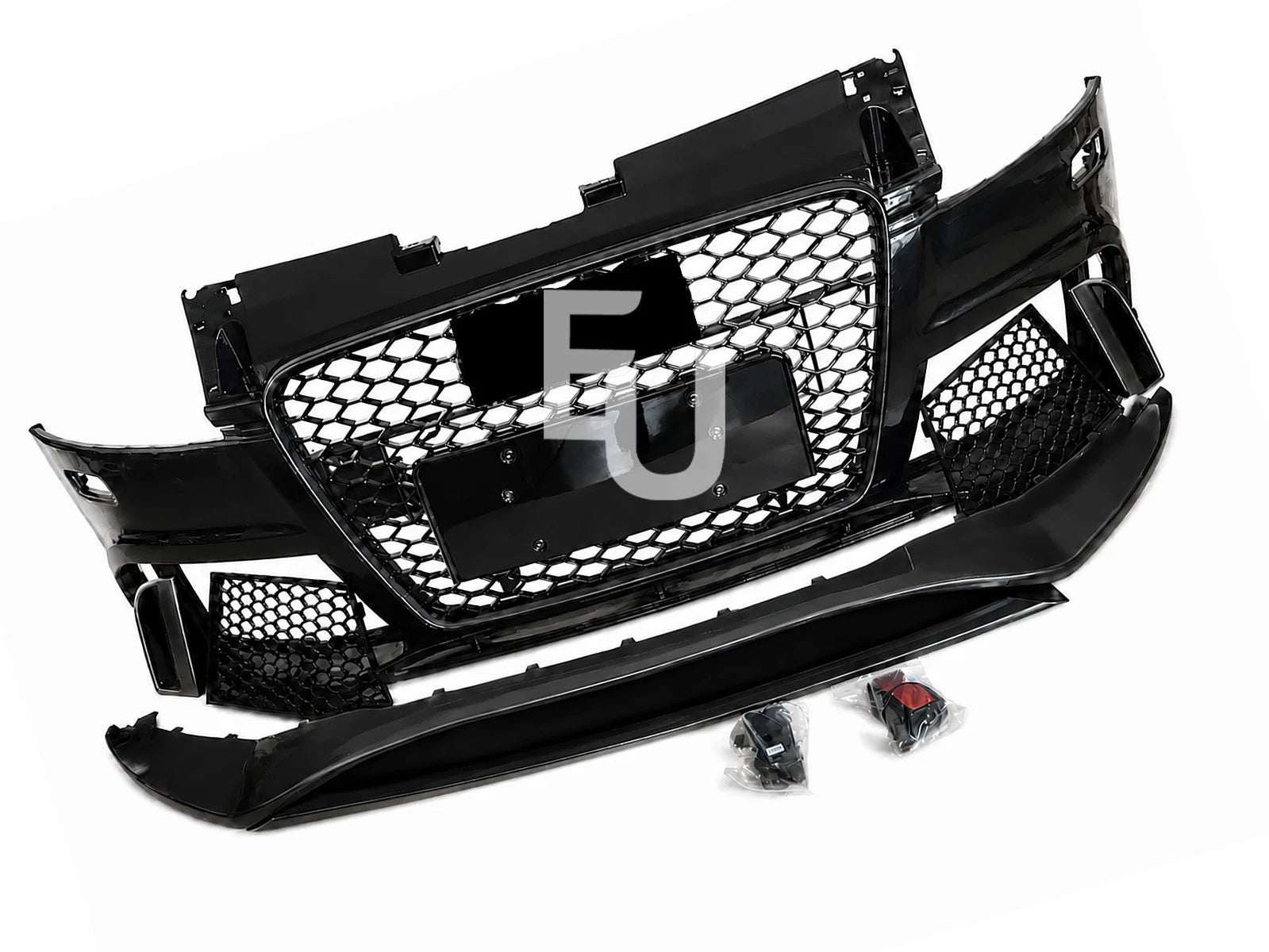 TTRS LOOK CONVERSION FRONT BUMPER BODY KIT FOR AUDI TT MK2 8J 07-14 W/GRILLE