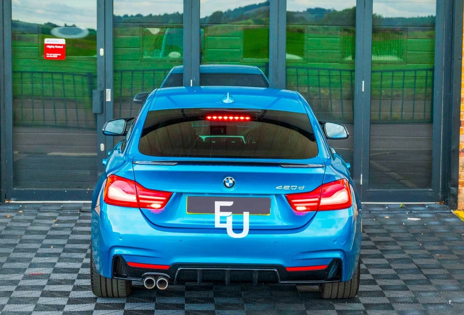 BODYKIT BODY KIT FOR BMW 4 SERIES F36 GRAN COUPE FRONT SPLITTER & REAR DIFFUSER