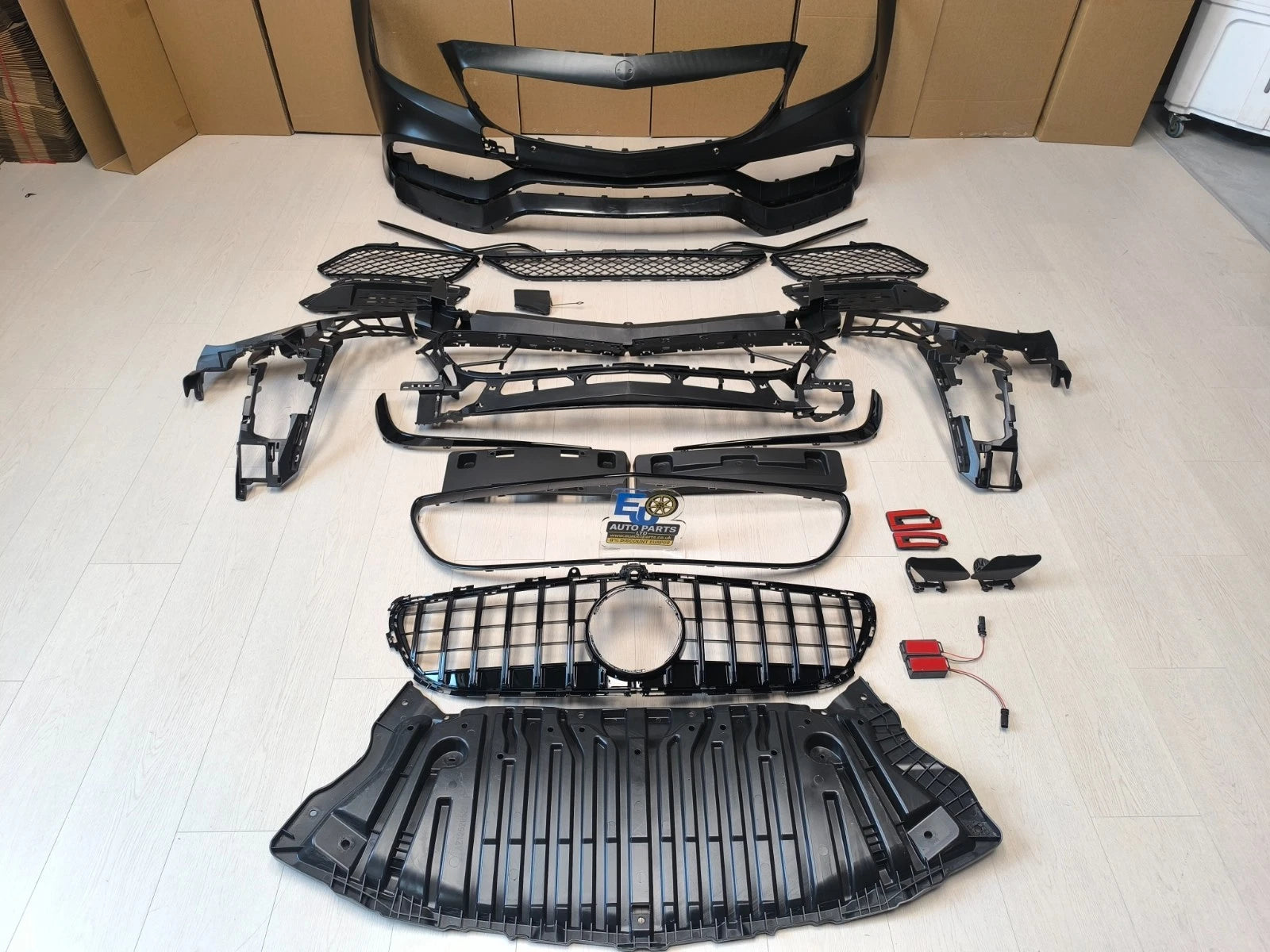 AMG STYLE FRONT BUMPER BODY KIT FOR MERCEDES CLS W218 X218 C218 FACELIFT 2015+