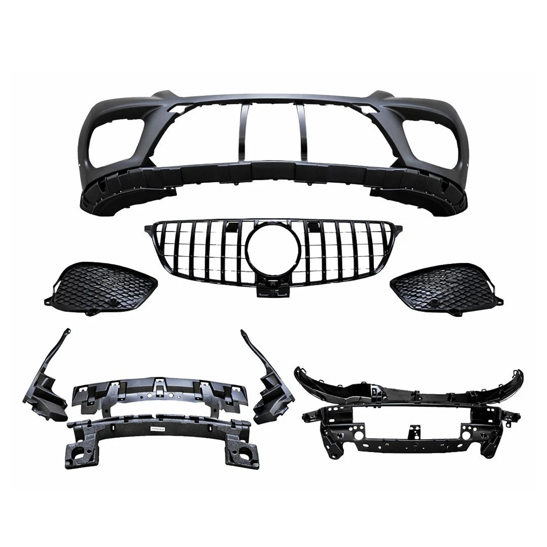 FOR MERCEDES AMG GLE W166 X166 C292 FRONT COMPLETE BUMPER W/ CAMERA HOLE 15-19
