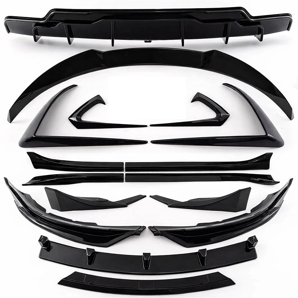 FOR TESLA MODEL 3 AERO BODY KIT BODYKIT FRONT SPLITTER REAR DIFFUSER SKIRT 17-23