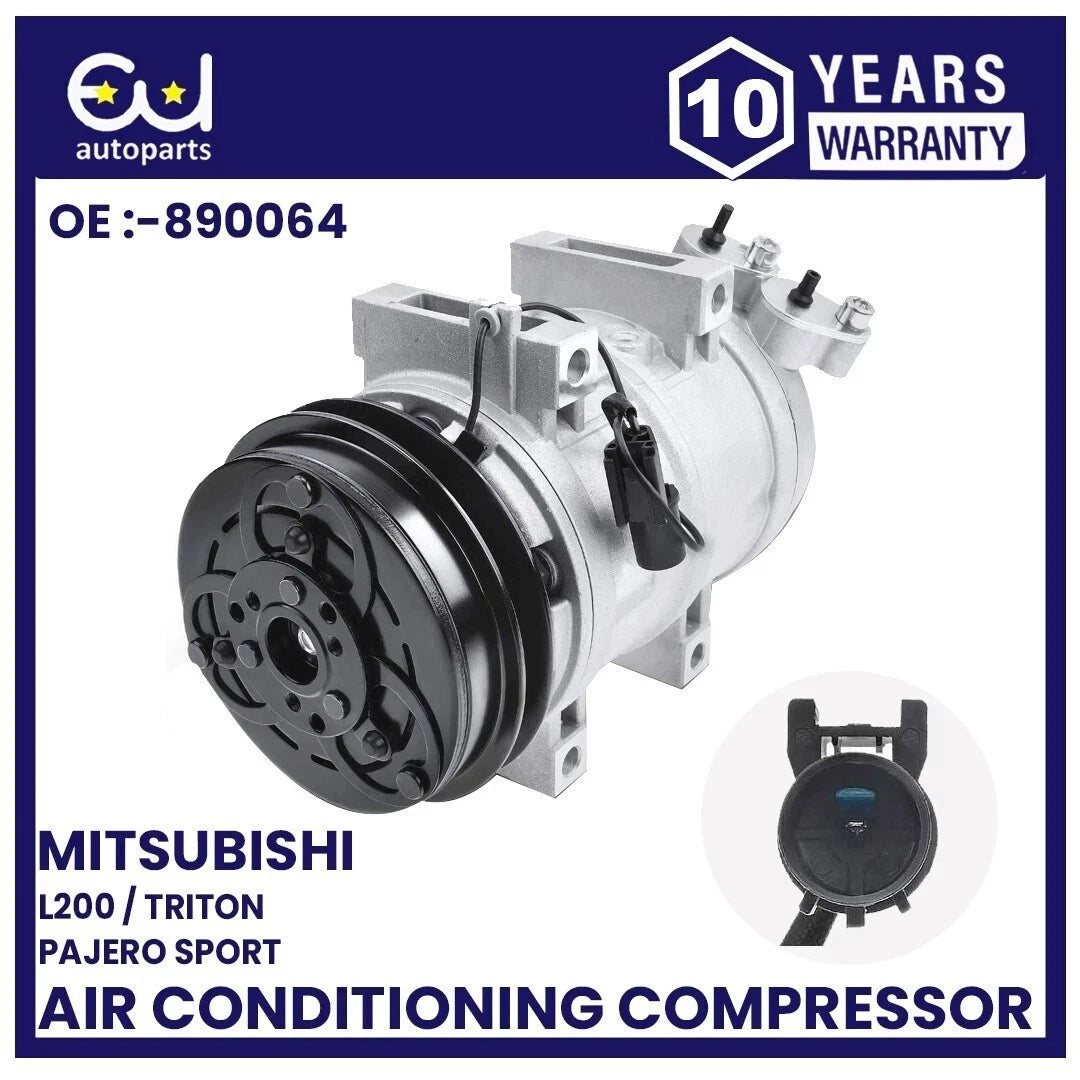 AIR CONDITIONING COMPRESSOR FOR MITSUBISHI L200 TRITON PAJERO SPORT 2.5 MN123626