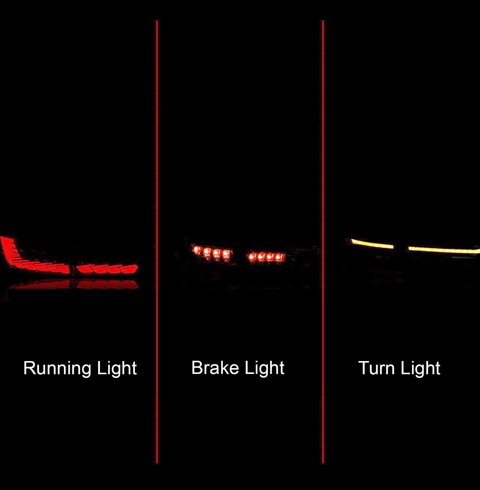 FULL LED TAIL LIGHTS LAMP LAMPS FOR BMW 3 SERIES G20 G80 GTS 2019+ W/ANIMATION