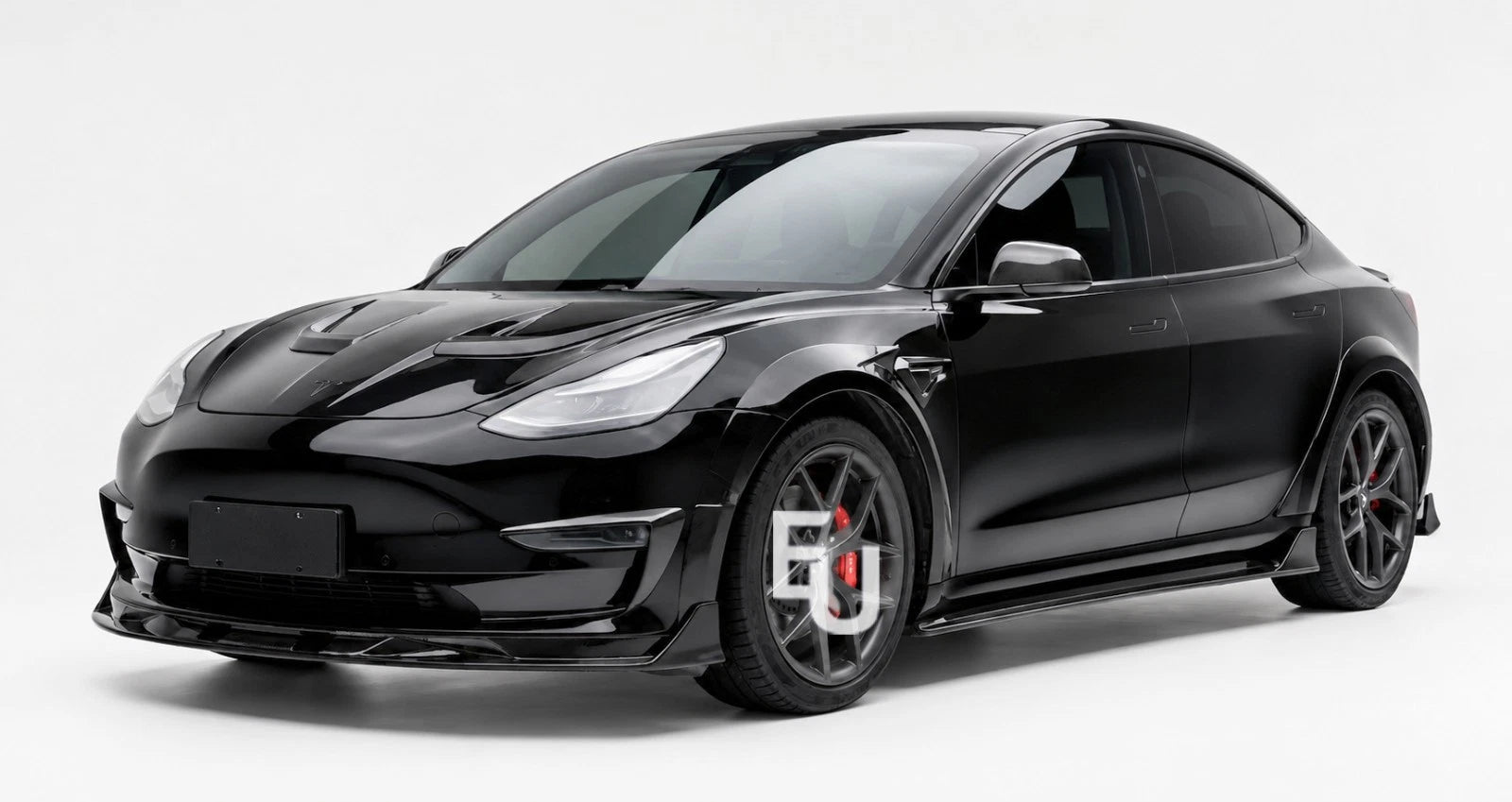 BRAGE DESIGN WIDE BODY AERO BODY KIT WHEEL ARCH FRONT SPLITTER FOR TESLA MODEL 3