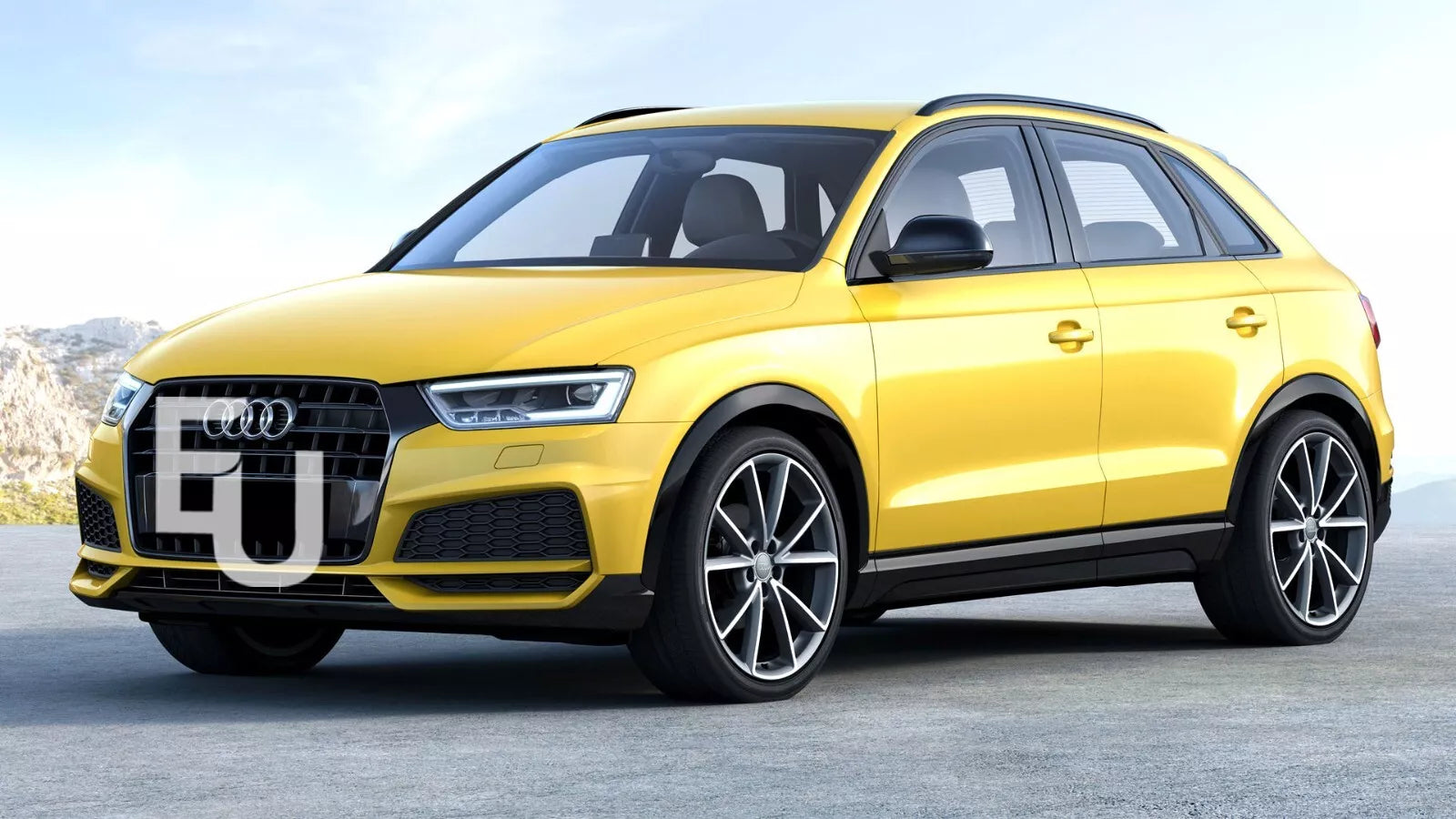 FOR AUDI Q3 RS LEFT PASSENGER SIDE FRONT HEADLIGHT HEADLAMP LENS COVER 2016-2018