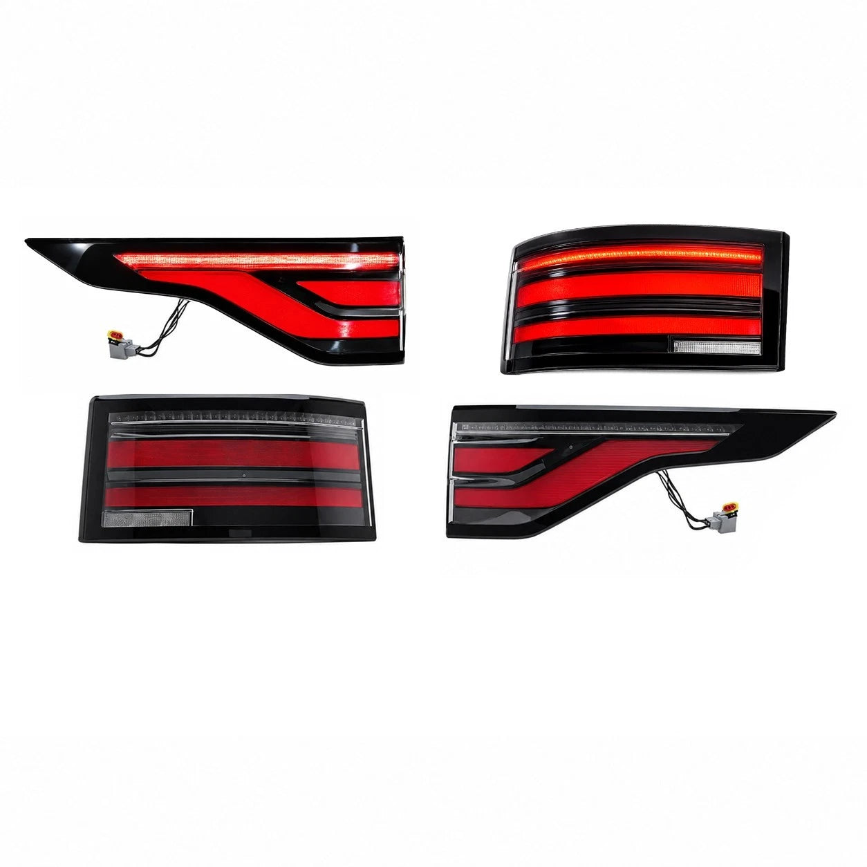 4PCS REAR OUTER INNER TAIL LAMP LIGHT FOR LAND ROVER DISCOVERY 5 L462 2017+