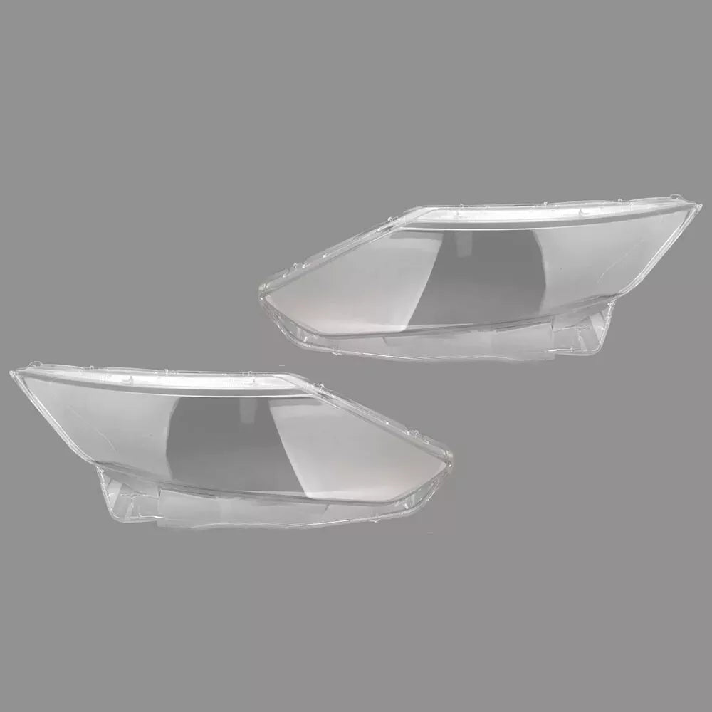PAIR HEADLIGHT HEADLAMP LENS COVER HOUSING FOR NISSAN QASHQAI MK2 J11 2016-2020
