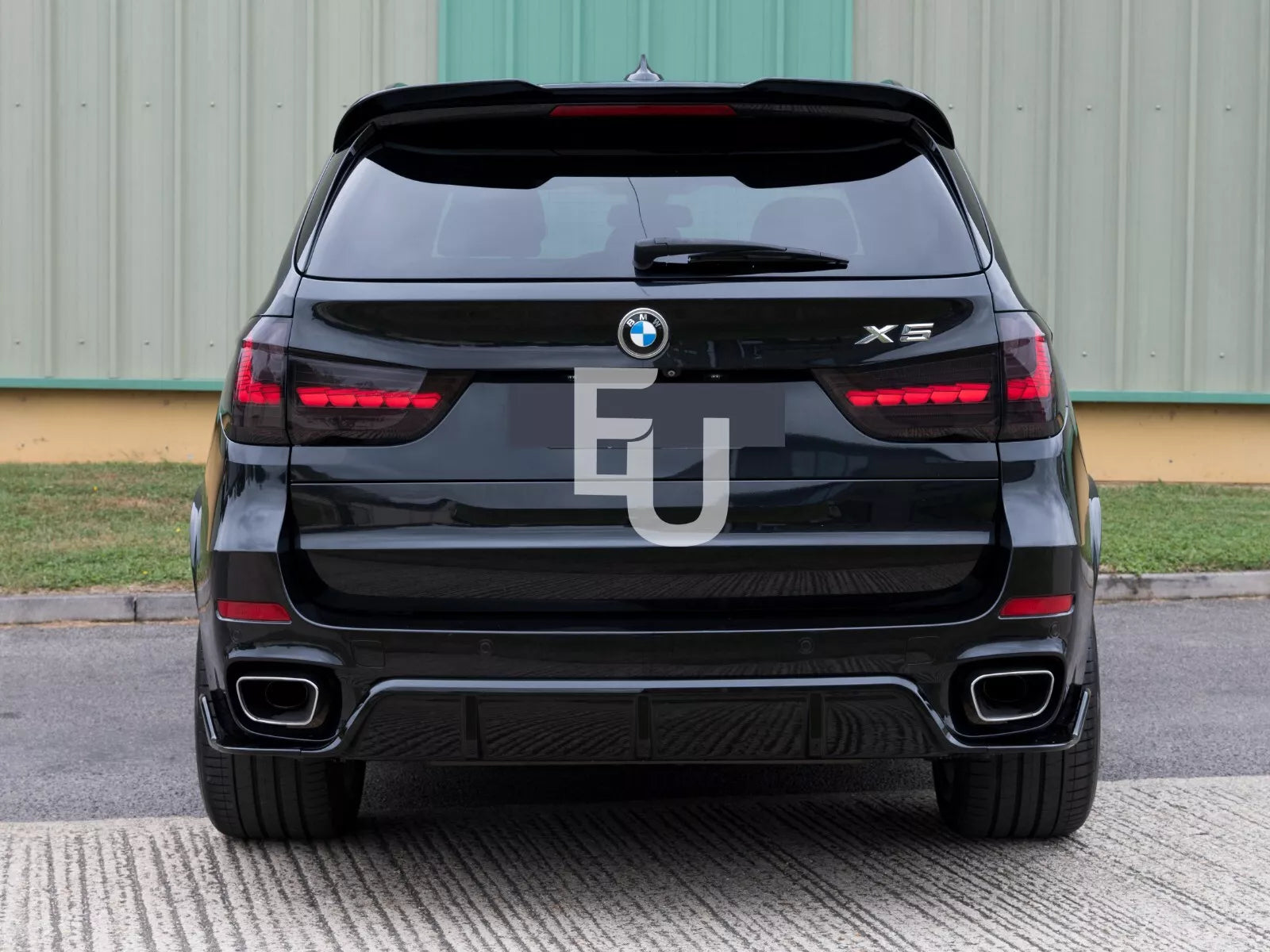FOR BMW X5 F15 2013-2018 PAIR GTS LED BLACK SMOKED ANIMATION TAIL LIGHTS LAMP