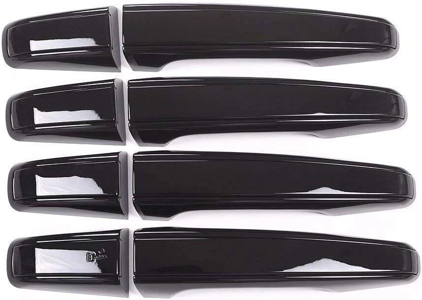 DOOR HANDLE SKINS FOR RANGE ROVER VOGUE L405 ALL BLACK AUTOBIOGRAPHY NOT COVERS