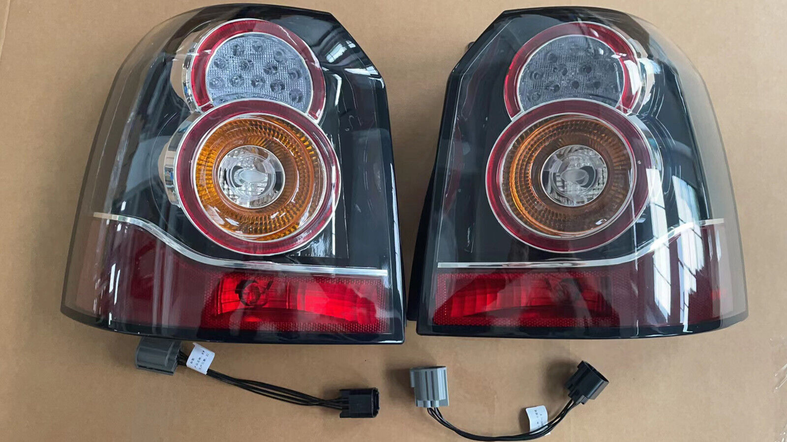 UPGRADE BLACK REAR LED TAIL LIGHT LAMP FOR LAND ROVER FREELANDER 2 L359 2006-14