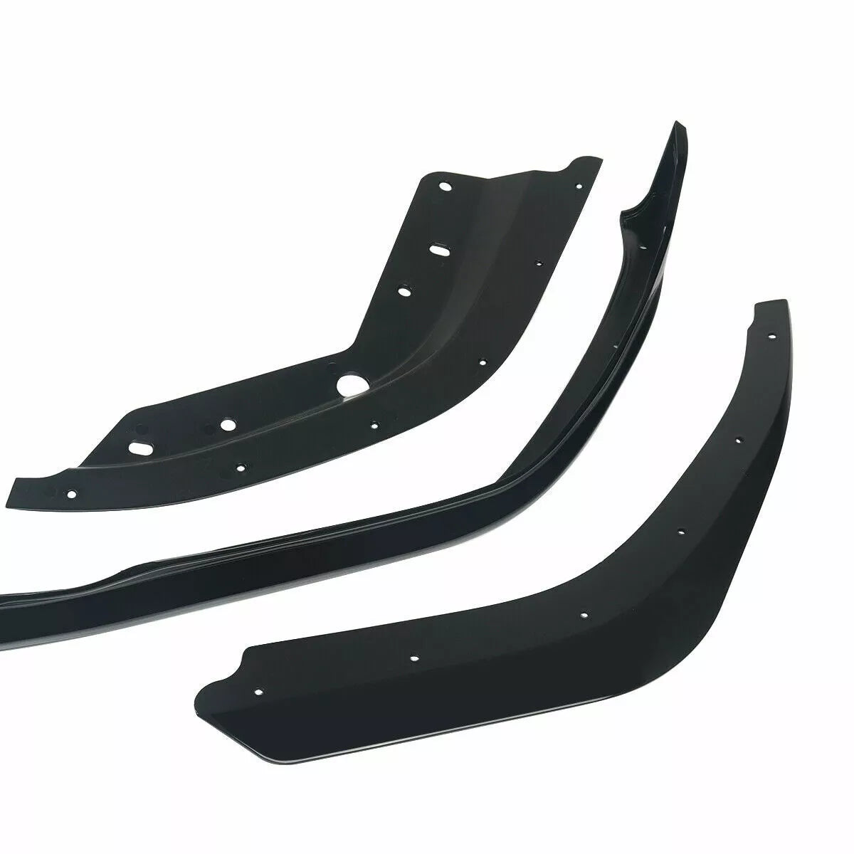 FOR BMW 3 SERIES G20 G21 FRONT BUMPER SPLITTER LIP SPOILER GLOSS BLACK 2019-2022