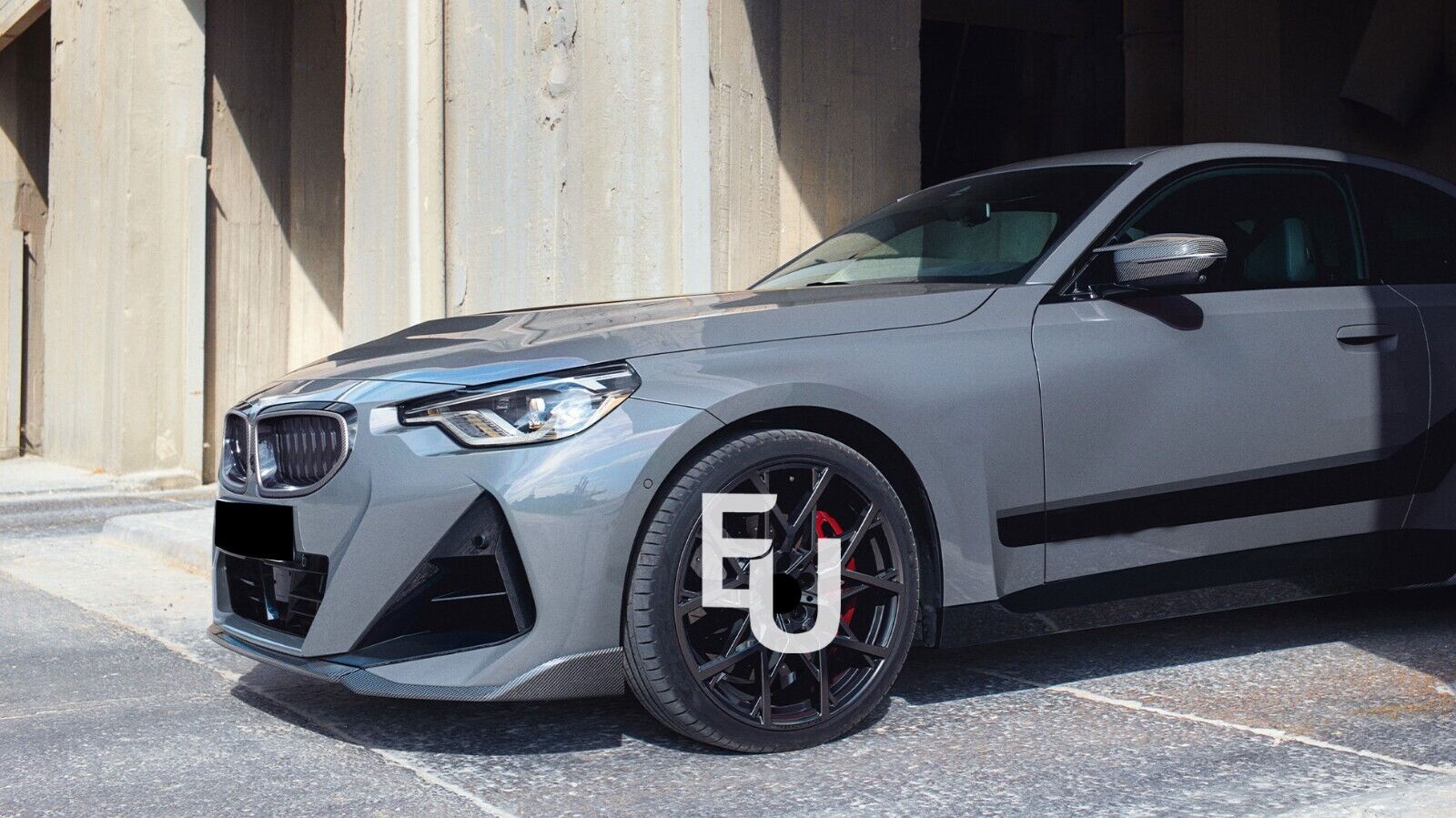 FOR BMW 2 SERIES G42 G43 M SPORT FRONT BUMPER SPLITTER LIP SPOILER GLOSS BLK 21+